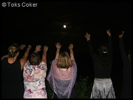 blessings from the light of the full moon lunar eclipse